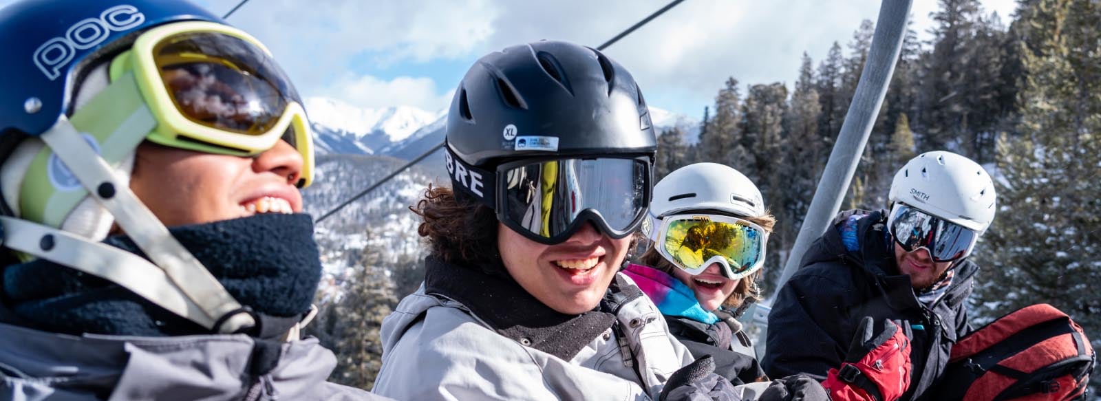 youth on chairlift