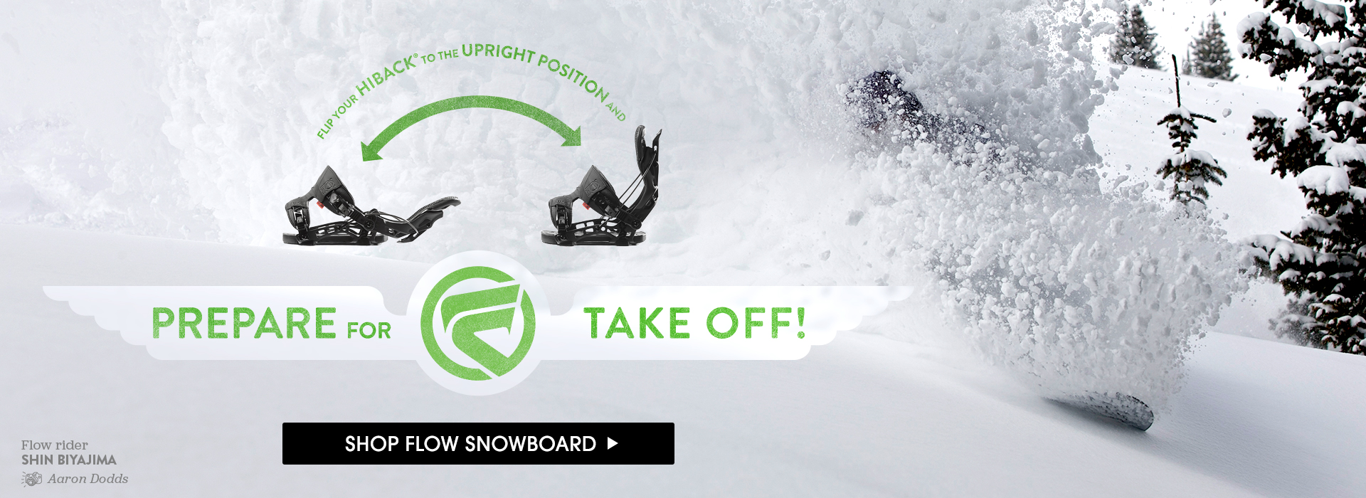 Prepare For Take Off! Flow Snowboard.