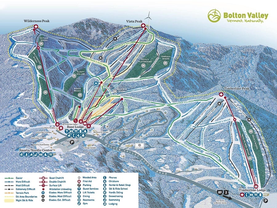 Bolton Valley ski area