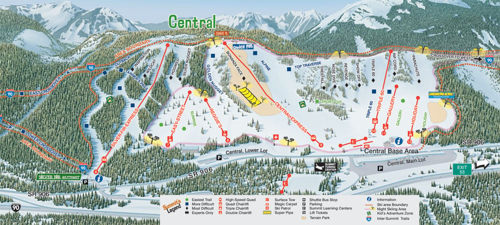 Summit Central Trail Map