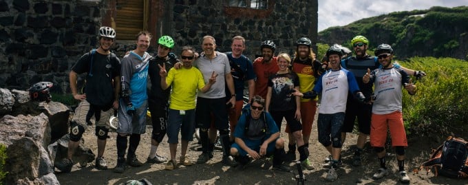 End of the day smiles from our first Mountain Bike adventure for evoTrip Chile in December 2015. Another first for this year, we're already looking forward to next year's trip and adventures.