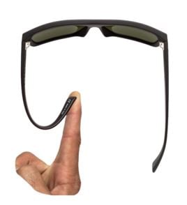Electric Black Top Sunglasses For Sale