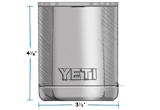 Yeti UNC Rambler 10 oz Lowball Black