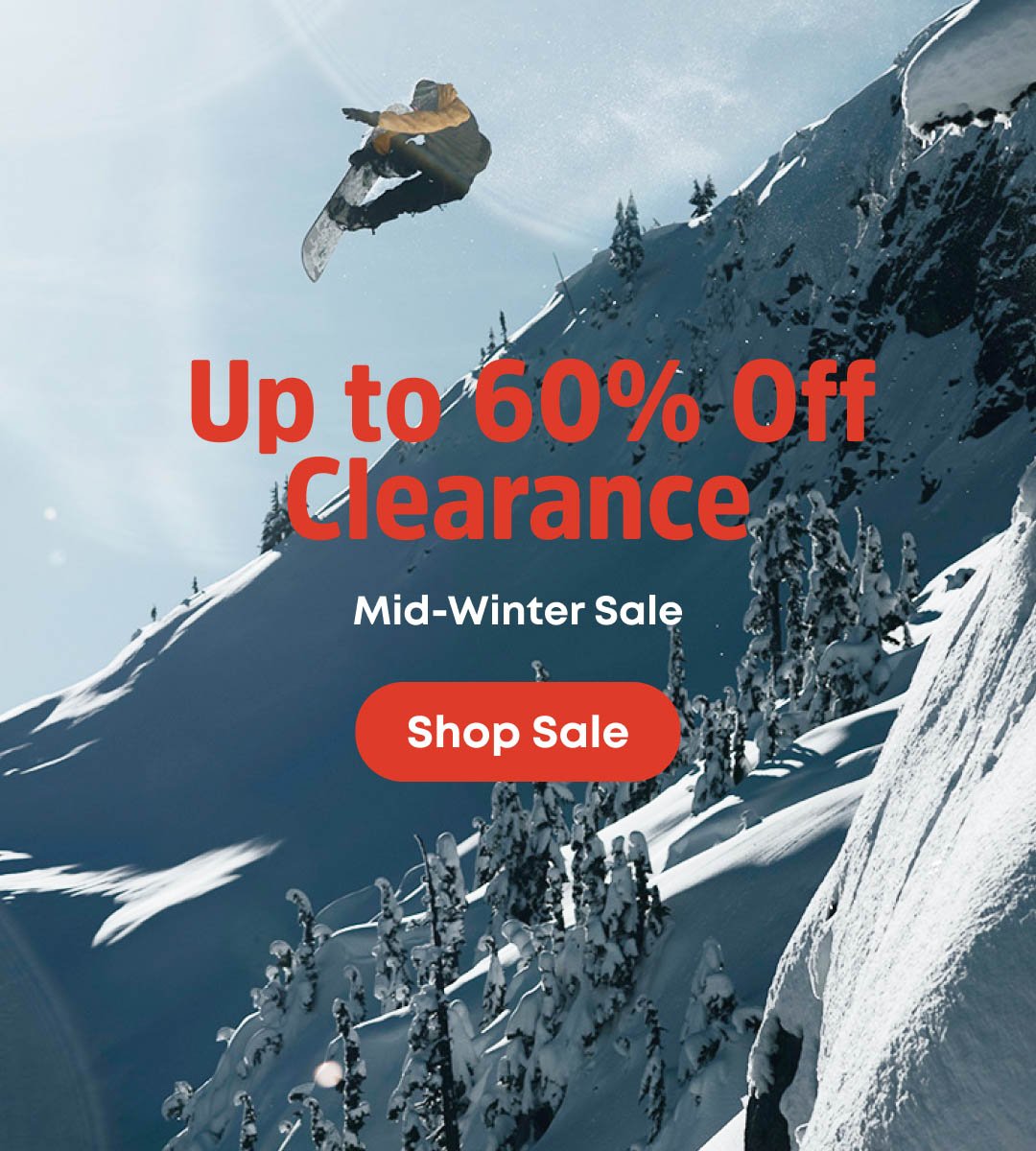 Up to 60% off clearance. midwinter sale. shop sale.