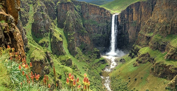 Maletsunyane Gorge and Waterfall