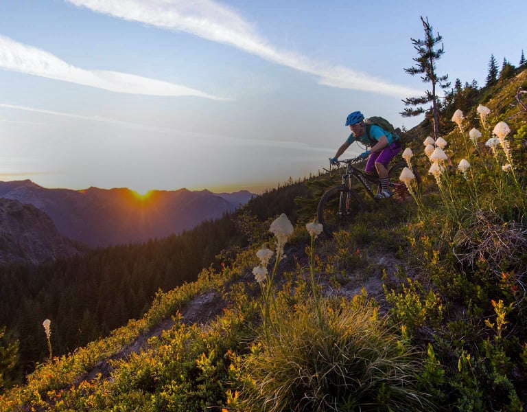 Mt. St. Helens Mt. Adams Backcountry Mountain Biking Trip Package evo