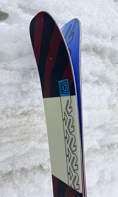 2024 K2 Mindbender 96C W Skis - Tip Rocker Profile