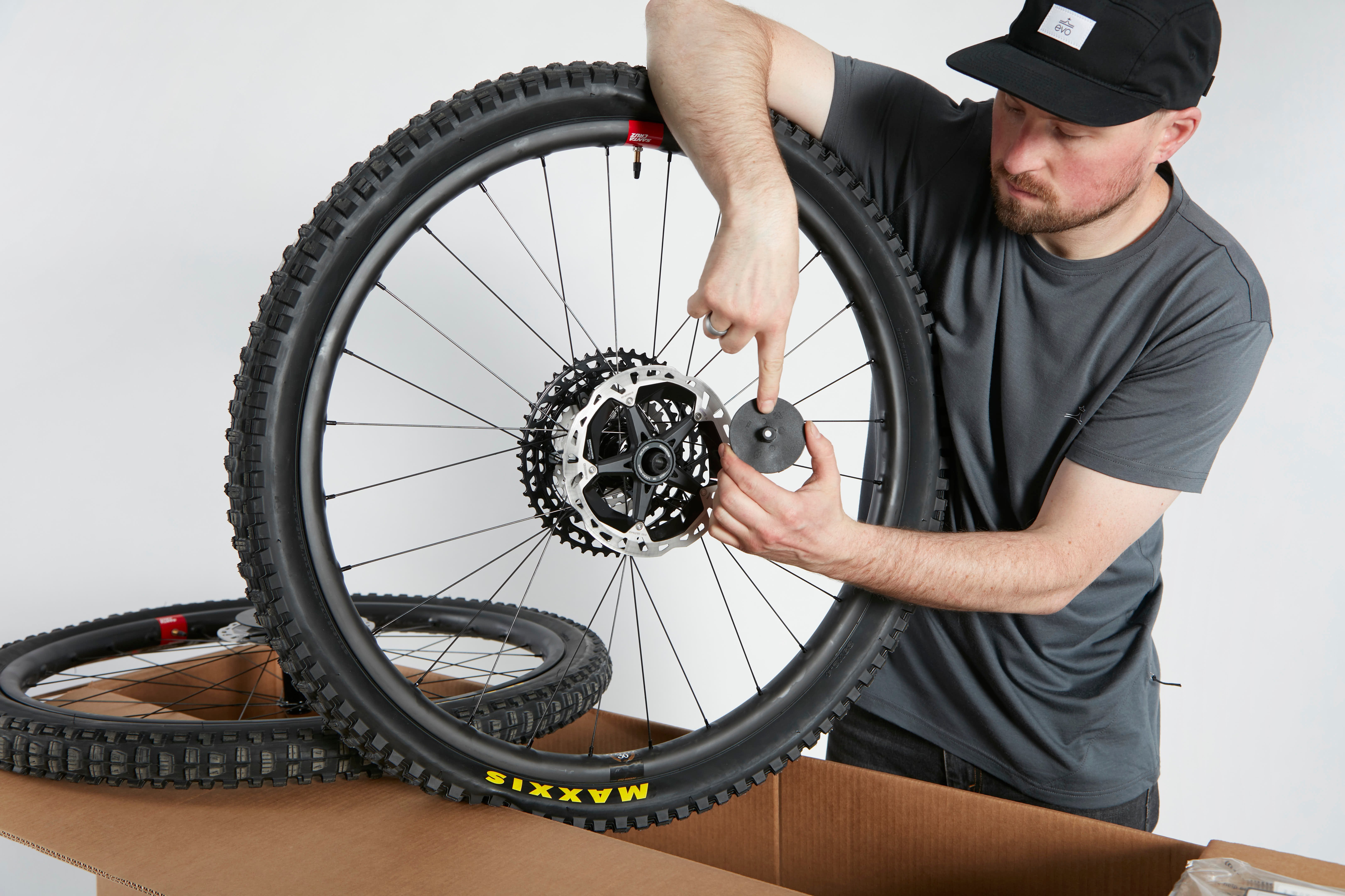 How to assemble a mountain bike out of the box How To Build A Bike From A Box Bike Assembly Guide Evo