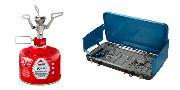 Types of camping stoves - backpacking vs car camping