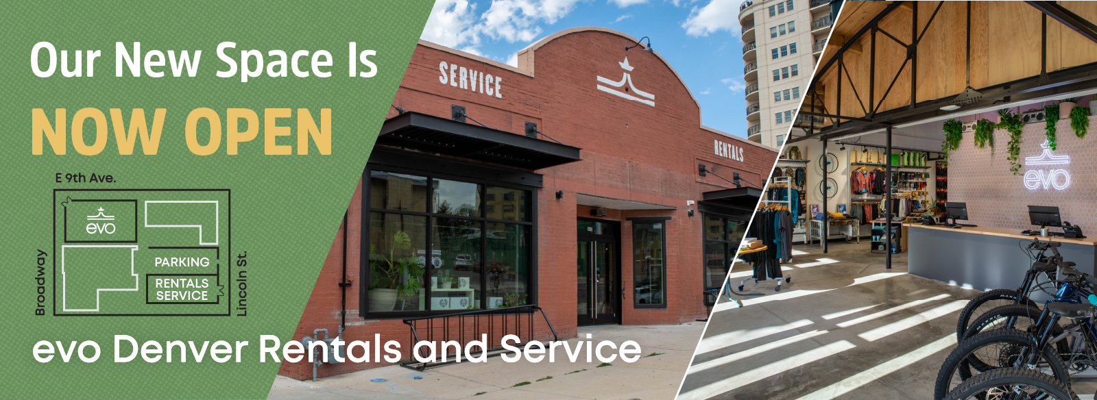 Denver Bike Rentals Road, Mountain & Electric Bikes evo