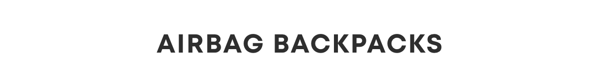 AIRBAG BACKPACKS