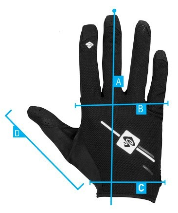 Pow Gloves Size Chart