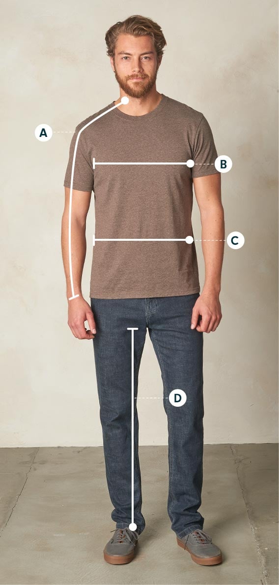 Prana Size Chart