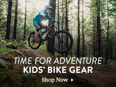 Time for Adventure. Kids Bike Gear. Shop Now