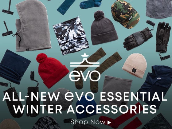 evo Branded Accessories. Shop Now.