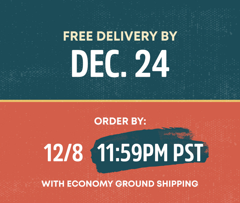 Guaranteed Delivery by Dec. 24th. See Details.