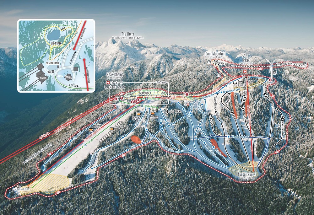 Grouse Mountain Trail Map