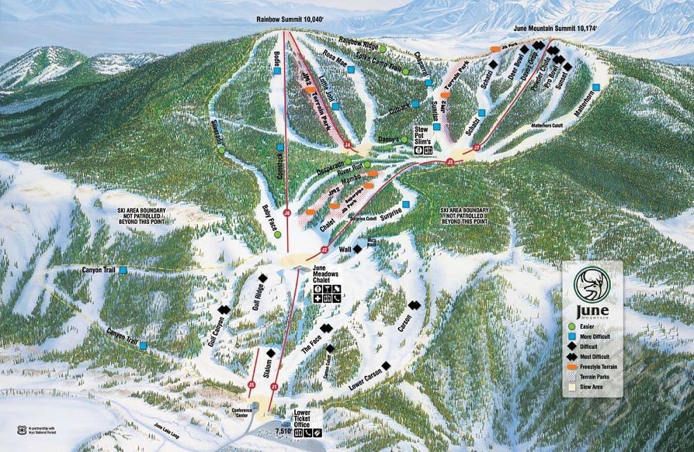 June Mountain Ski and Snowboard Area