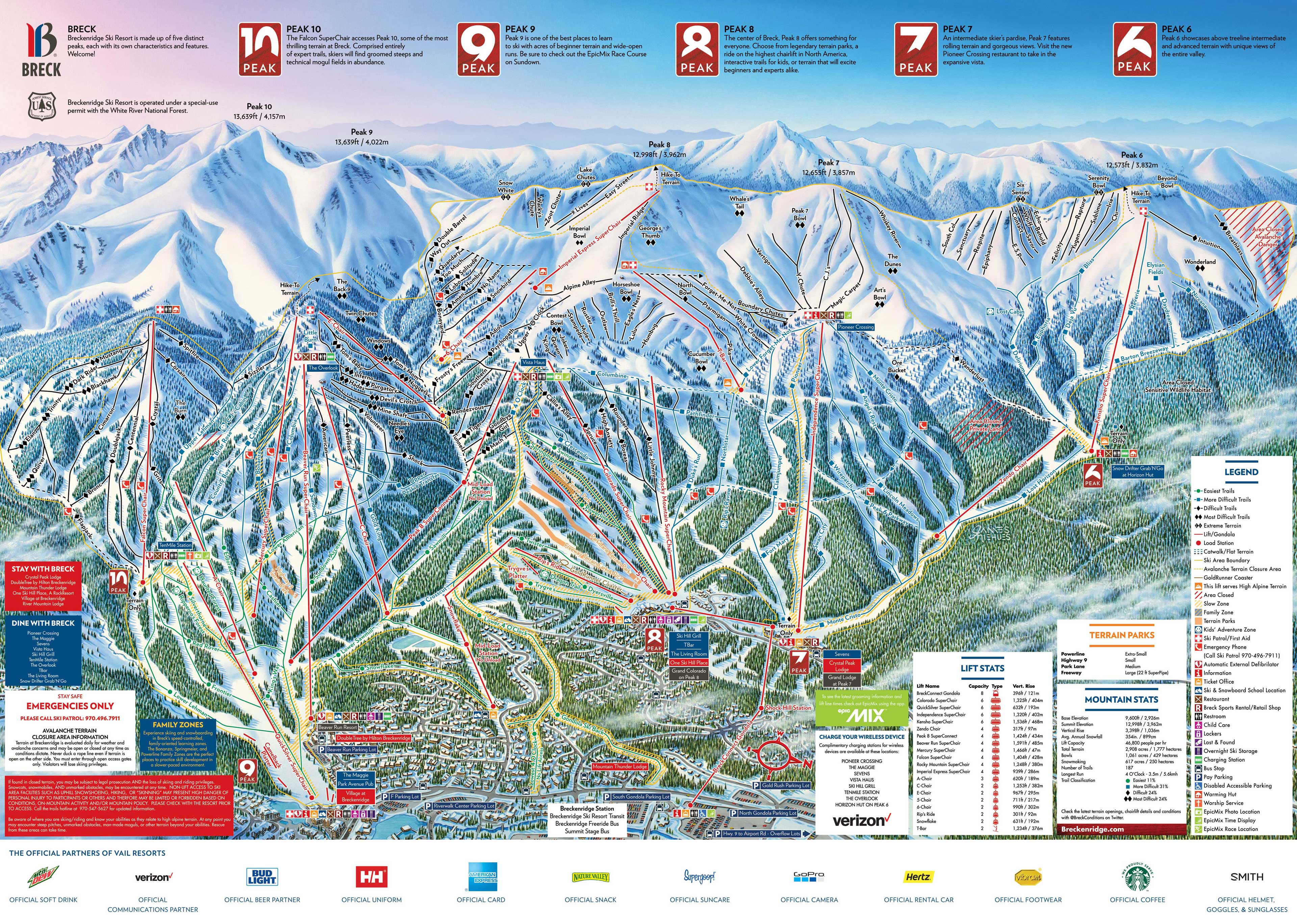 Breck Trail Map