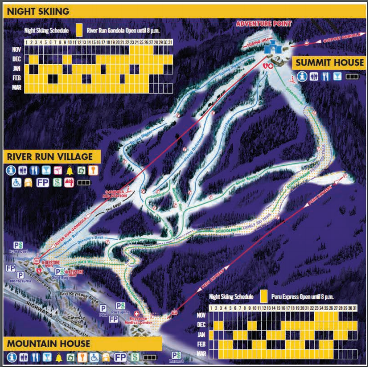 Keystone Trailmap Night 