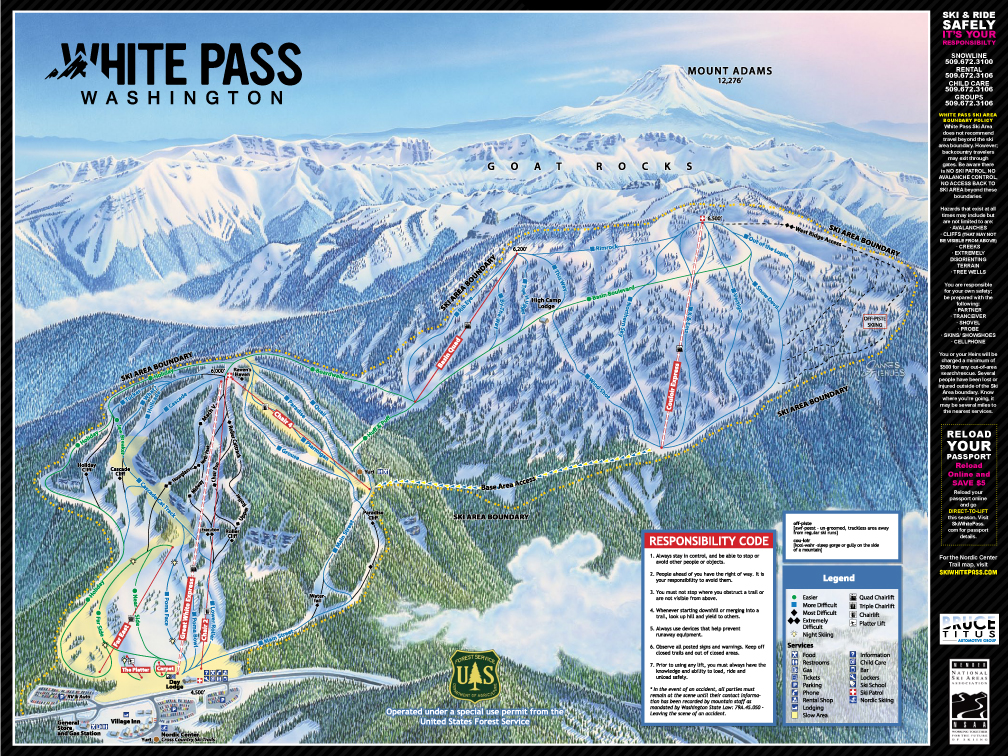 White Pass Trail Map