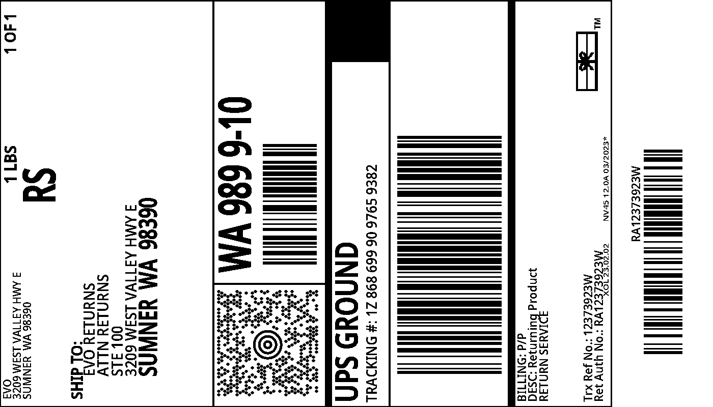 UPS Shipping Label